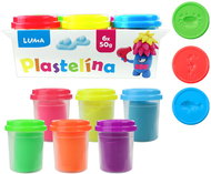 LUMA měkká v kelímku Neon, 6 x 50 g - Modelína