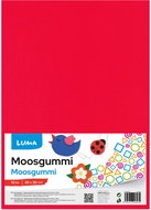 LUMA Moosgummi A4 rot - 10er-Packung - Moosgumi Schaum