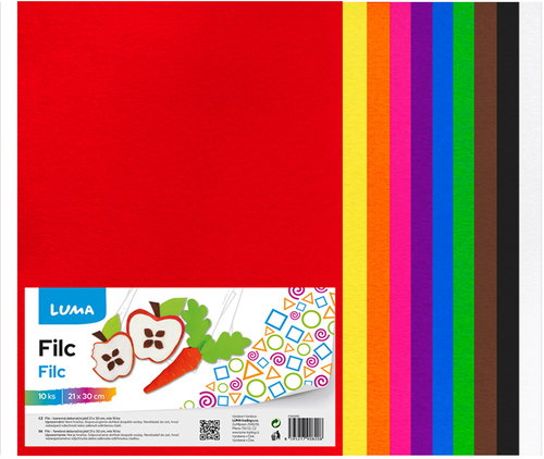 LUMA A4 Mix – 10er-Packung - Dekorativer Filz - Hauptbild