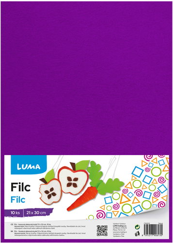 LUMA A4 lila - 10er-Packung - Dekorativer Filz - Hauptbild