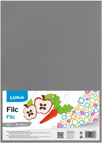 LUMA A4 grau - 10er-Packung - Dekorativer Filz - Hauptbild