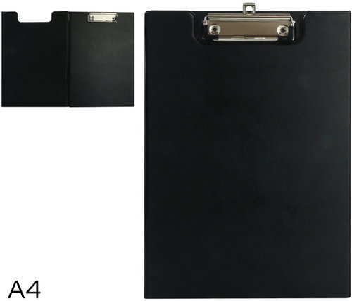 LUMA psací podložka A4 zavírací, černá - Clipboard - Main image