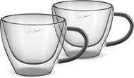 Lamart LT9117 VASO Set Cappuccino 190 ml 2 Stück schwarz - Glas