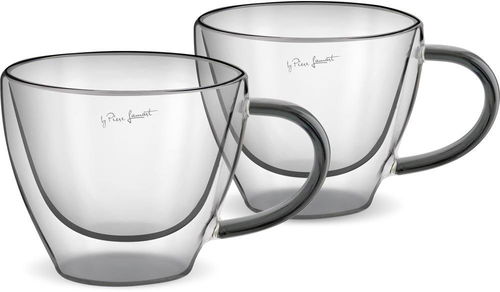 Lamart termosklenice LT9117 VASO Set Cappuccino 190 ml 2 ks černý - Sklenice - Hlavní obrázek