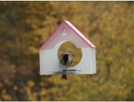 KikiTiki Bird feeder on a pink window - Bird Feeder