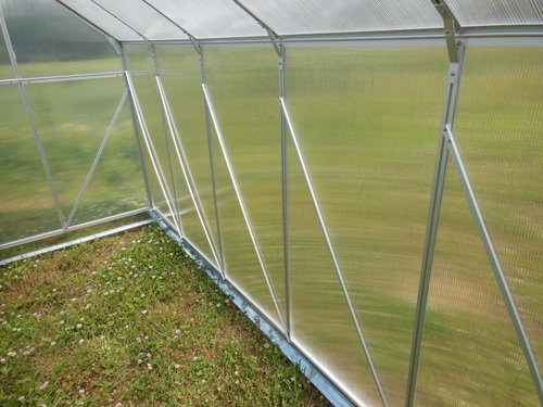 LANITPLAST AL Construction Without Glazing for LANITPLAST PLUGIN NEW 6x12 BASIC/PLUGIN NEW 6x12 Standard - Greenhouse - Main image