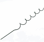 LANITPLAST Twisted Sticks for Tomatoes - Set of 6 Pieces 6mm x 180cm - Plant Support