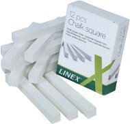 LINEX bílé, hranaté - balení 12 ks - Křídy