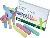 Linex Coloured, Square - Pack of 12 - Chalk