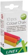 Linex Coloured, Round - Pack of 10 - Chalk