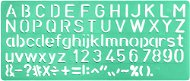 LINEX 8510 10 mm – písmená, číslice, symboly - Šablóna