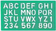 Linex 8520 20 mm – písmená, číslice - Šablóna