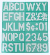 LINEX 85100 100 mm - písmena, čísla, symboly - Šablona
