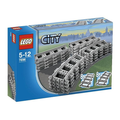 LEGO City Straight & Curved Rails - Building Set - Main image