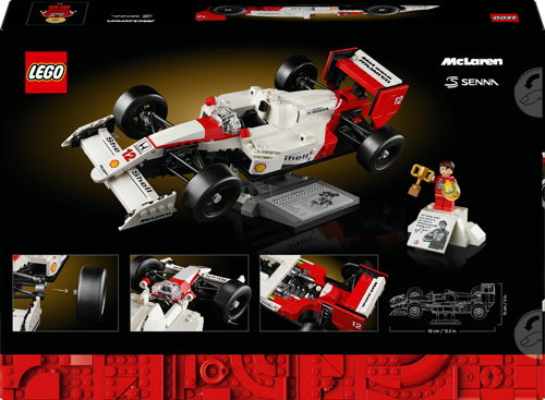 McLaren MP4/4 & Ayrton Senna 10330, LEGO® Icons