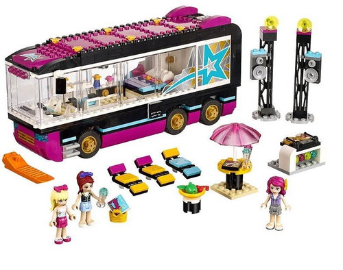 LEGO Friends 41106 Pop Star Tour Bus - Building Set - Main image