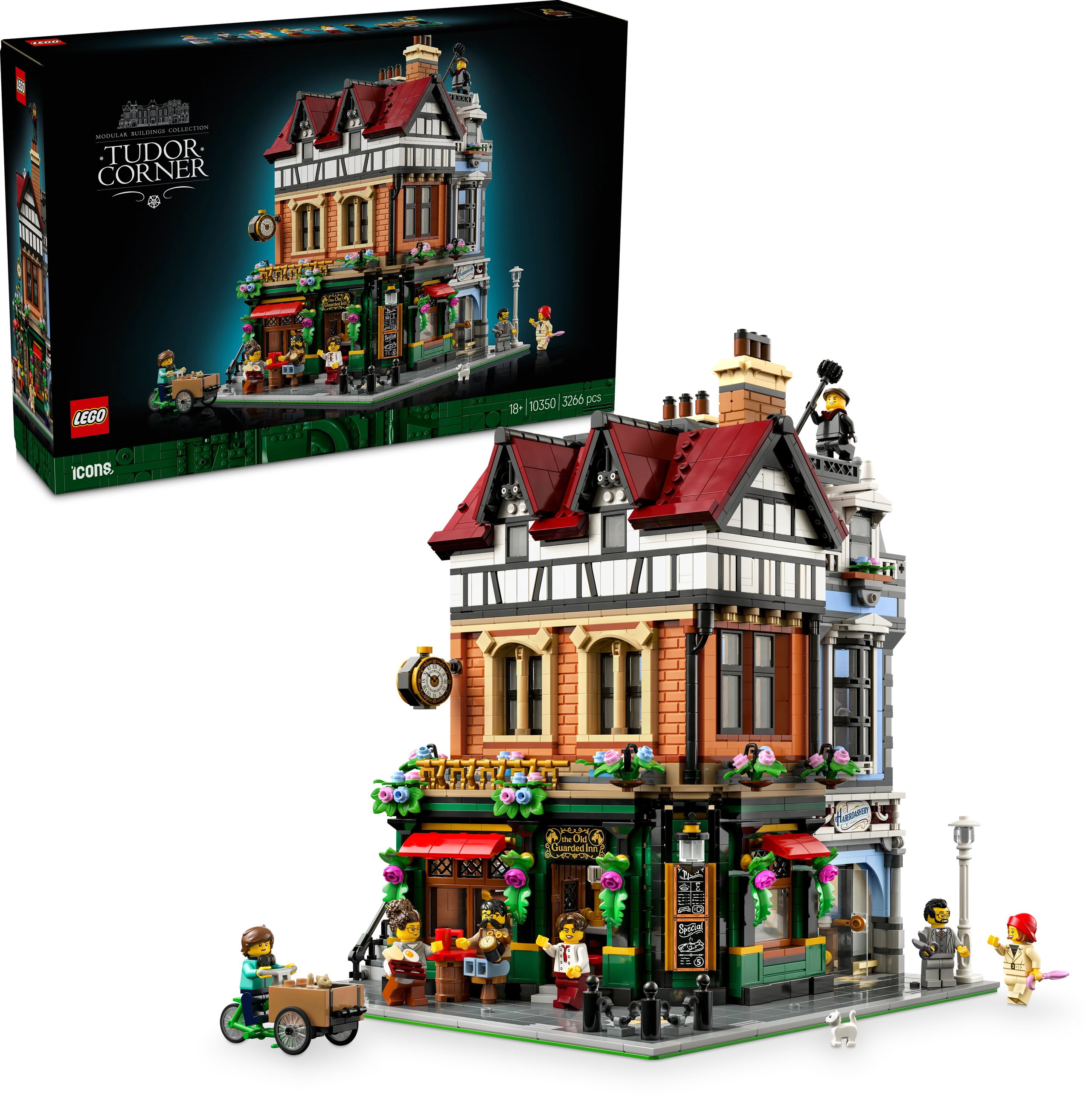 LEGO stavebnice LEGO® Icons 10350 Dům na rohu v tudorovském stylu