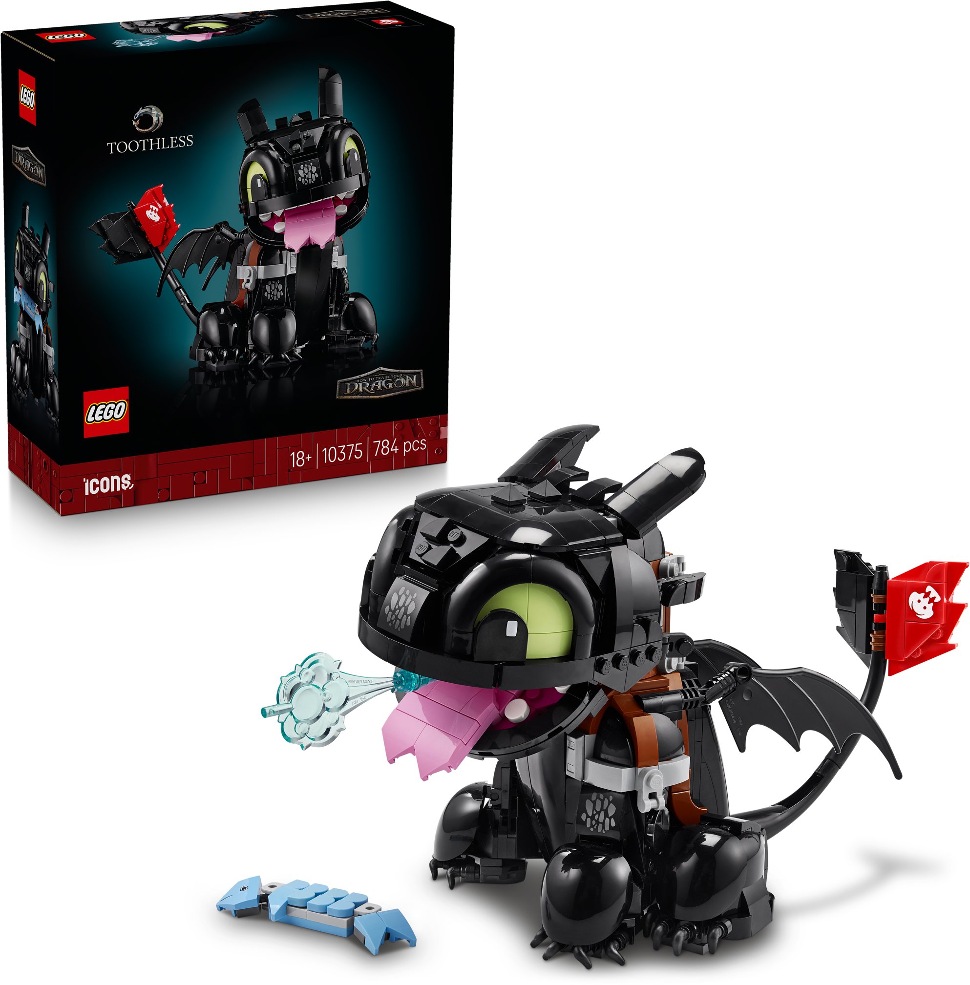 LEGO stavebnice LEGO® Icons 10375 Jak vycvičit draka: Bezzubka
