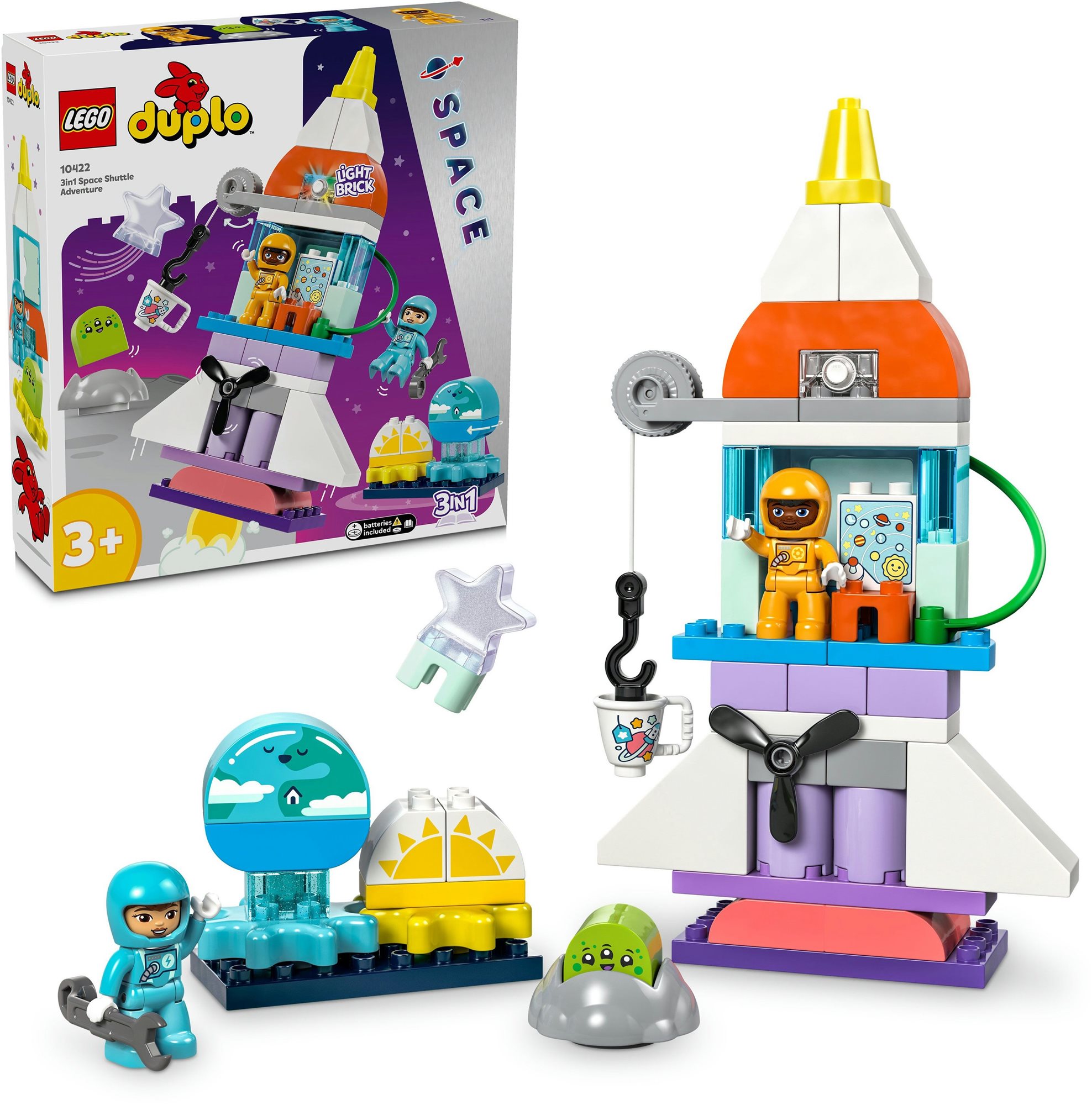 LEGO® DUPLO® 10422 3 az 1-ben űrsikló kaland