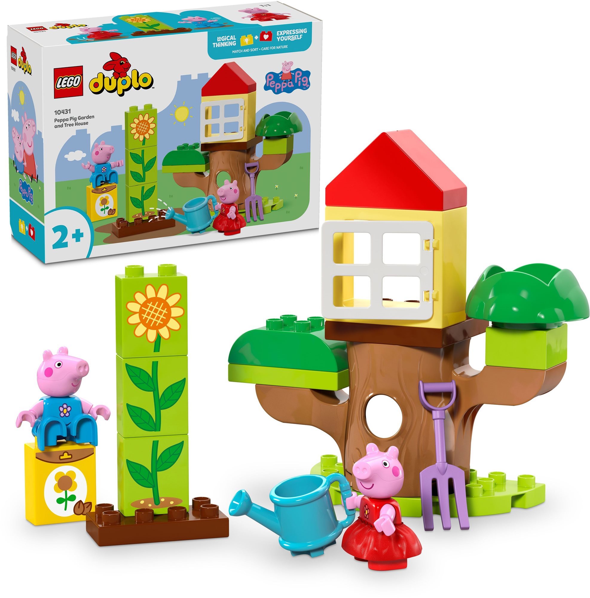 LEGO® DUPLO® Peppa malac kertje és lombháza 10431