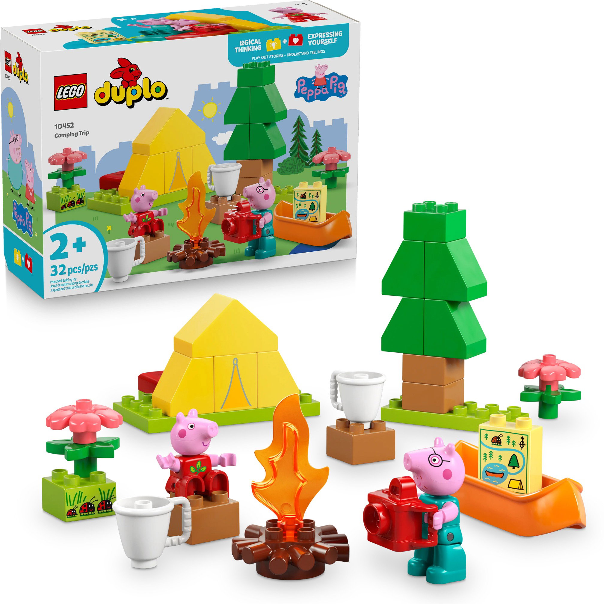 LEGO® DUPLO® Peppa malac 10452 Kempingezős kirándulás