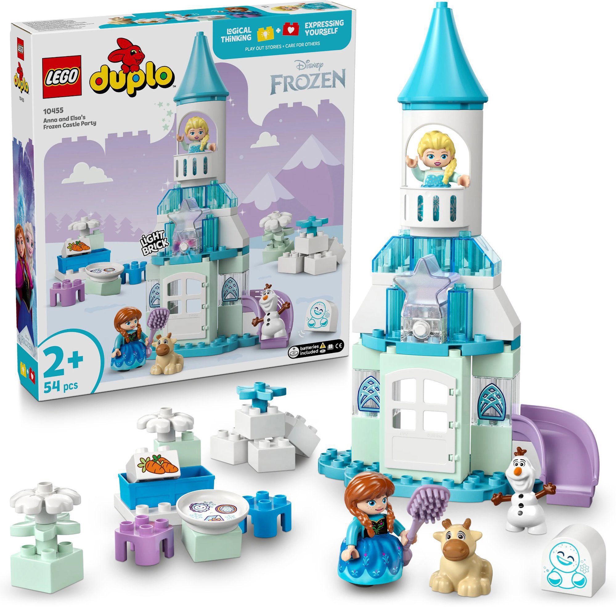 LEGO® DUPLO® Disney Jégvarázs - Anna és Elza jégkastély partija 10455