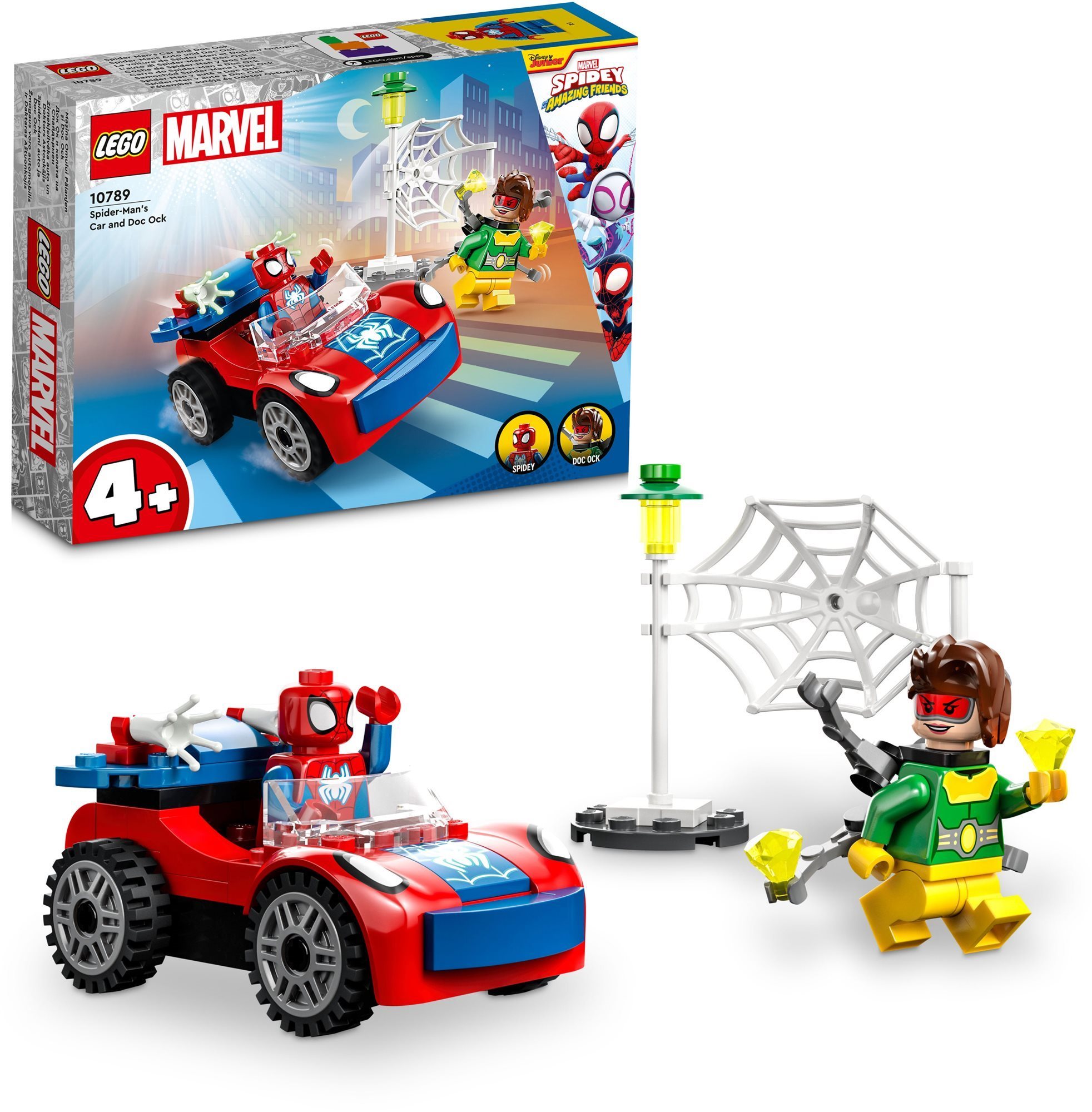 LEGO® Marvel Pókember autója és Doktor Oktopusz 10789