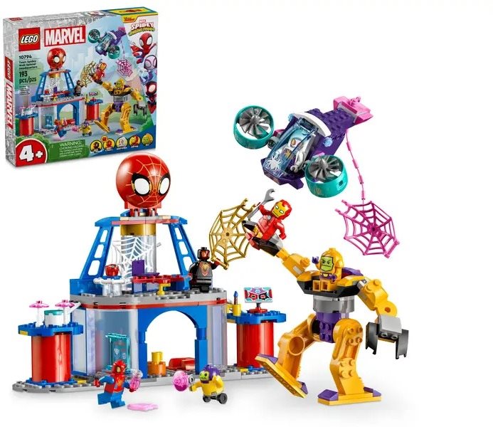 LEGO® Marvel A pókcsapat hálóvető főhadiszállása 10794