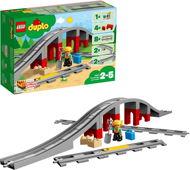 LEGO DUPLO 10872 Doplnky k vláčiku – most a koľajnice - LEGO stavebnica