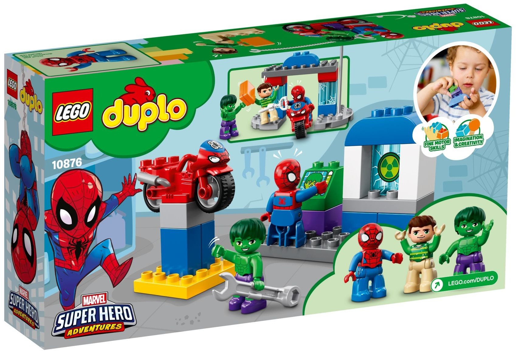 Spiderman and shop hulk duplo