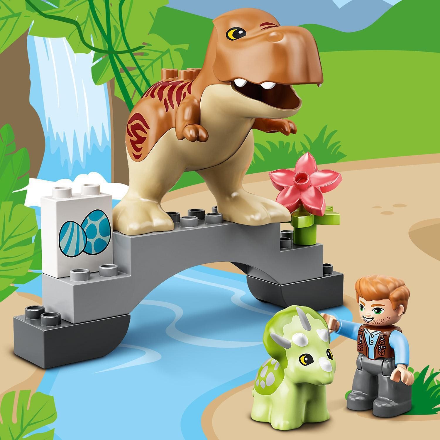 LEGO® DUPLO® Jurassic World™ 10939 T. rex and Triceratops Dinosaur