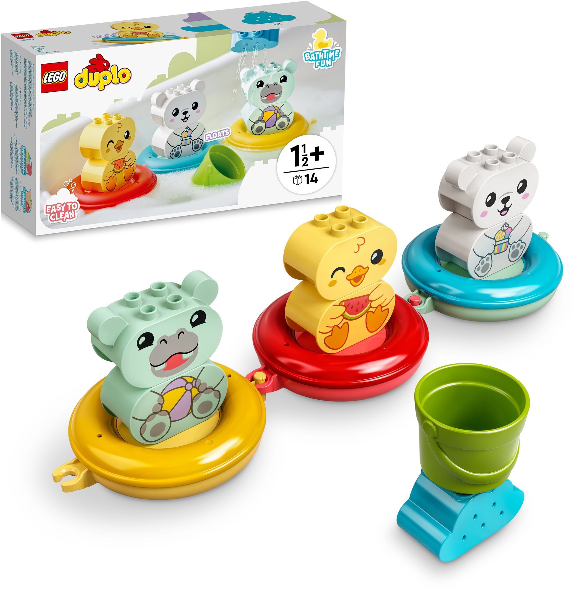 LEGO® DUPLO® Vidám fürdetéshez: úszó állatos vonat 10965