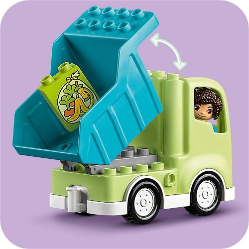 Lego Duplo Town Recycling Truck Toddler Building Toy Set 10987 : Target