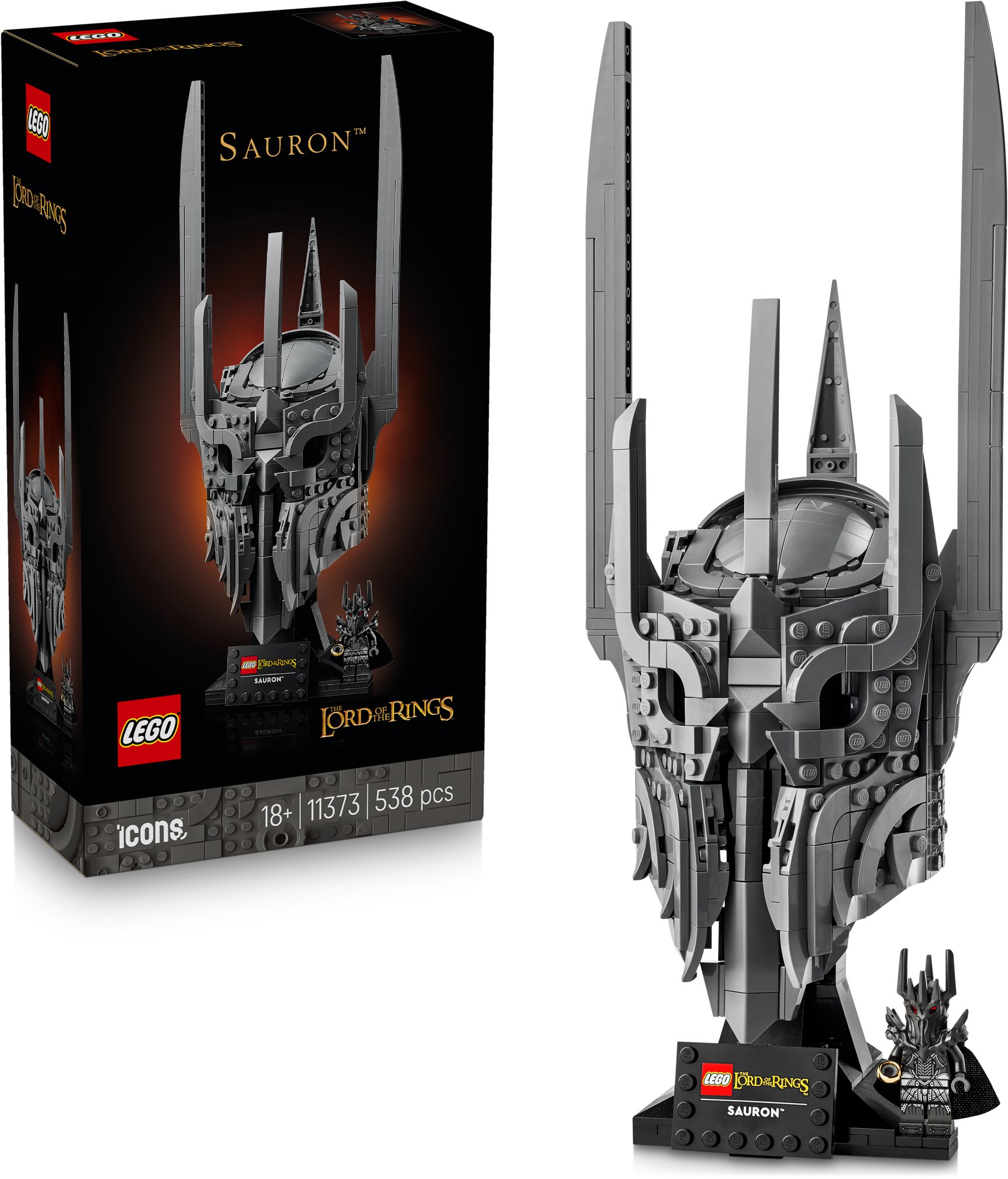 LEGO stavebnice LEGO® Icons 11373 Pán prstenů: Sauronova helma
