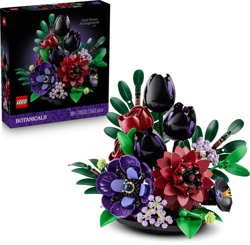 LEGO® Botanicals 11513 Dark Flower Arrangements - LEGO Set - Main image