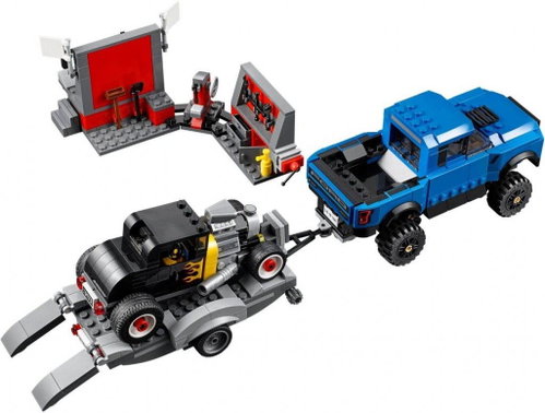 LEGO Speed Champions 75875 Ford F-150 Raptor & Ford Model A Hot Rod - Building Set - Main image