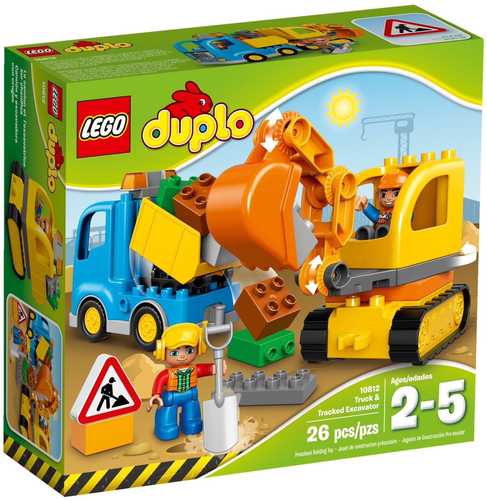 LEGO DUPLO 10812 Truck Tracked Excavator LEGO Set Alza.cz