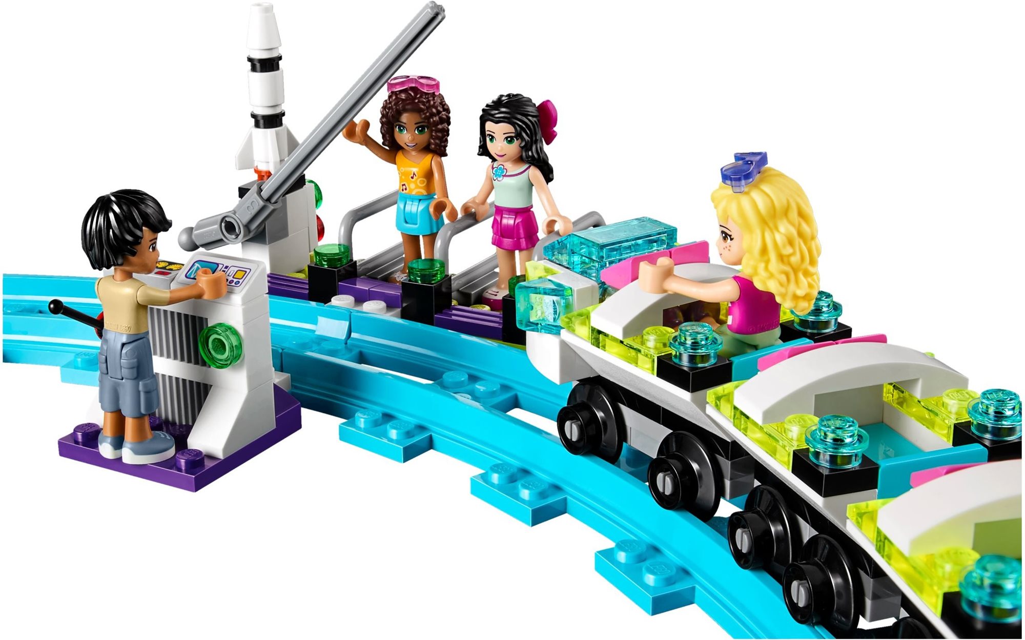 LEGO Friends 41130 Amusement Park Roller Coaster Building Set