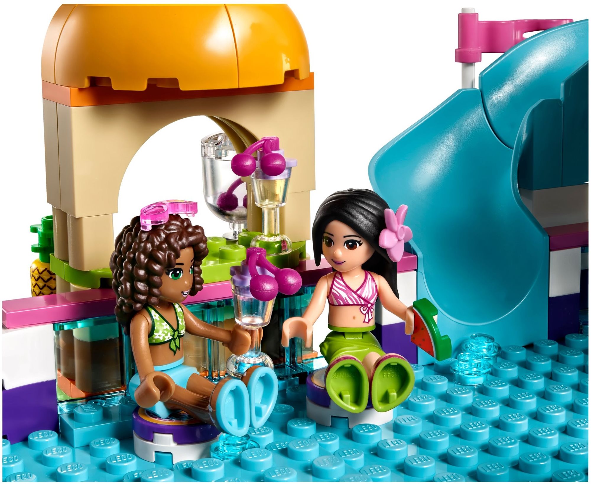 Lego friends pool discount sets