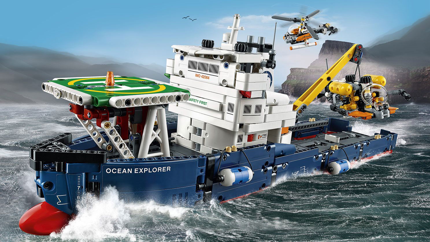 Lego technic explorer ship online