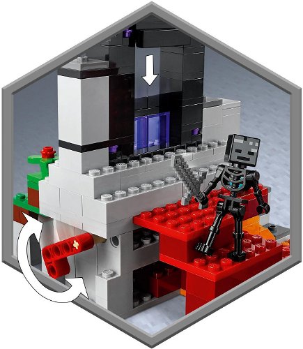 LEGO MINECRAFT 21172 The Ruined Portal Building Kit 316 Pcs Playset Set