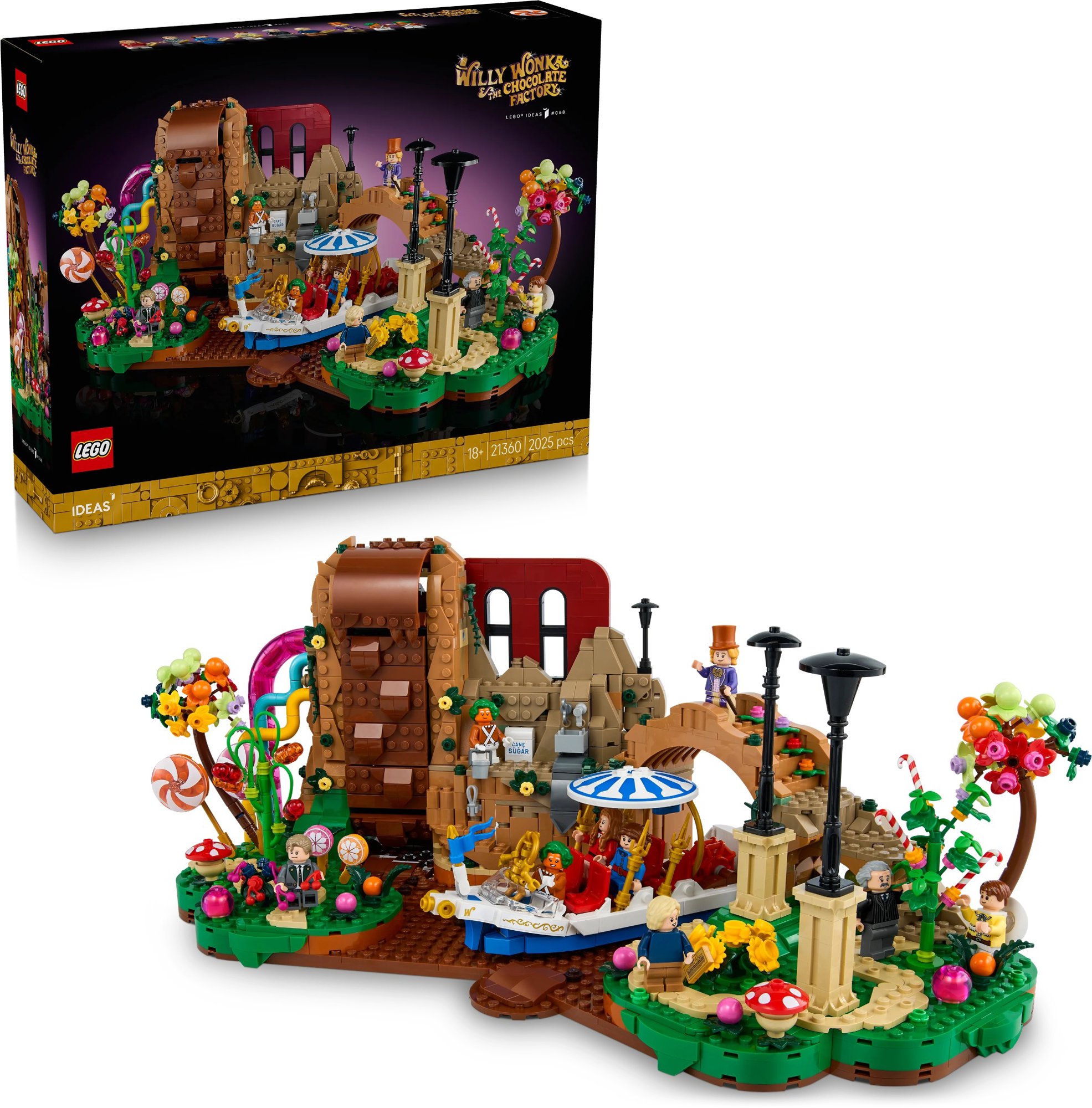 LEGO stavebnice LEGO® Ideas 21360 Willy Wonka a továrna na čokoládu