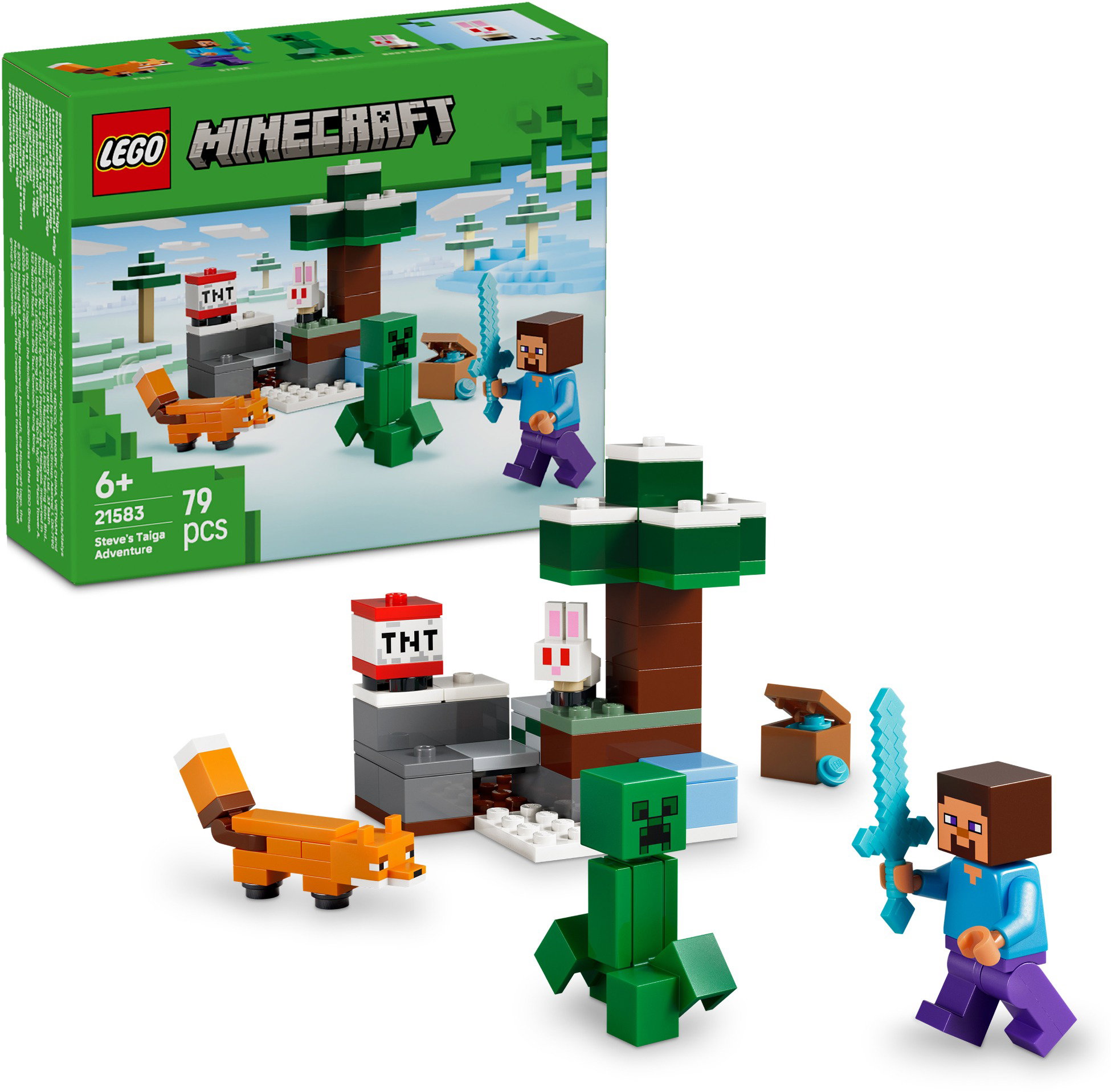 LEGO® Minecraft 21583 Steve tajgai kalandjai