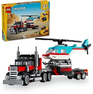 LEGO® Creator 3 v 1 31146 Náklaďák s plochou korbou a helikoptéra - LEGO Set