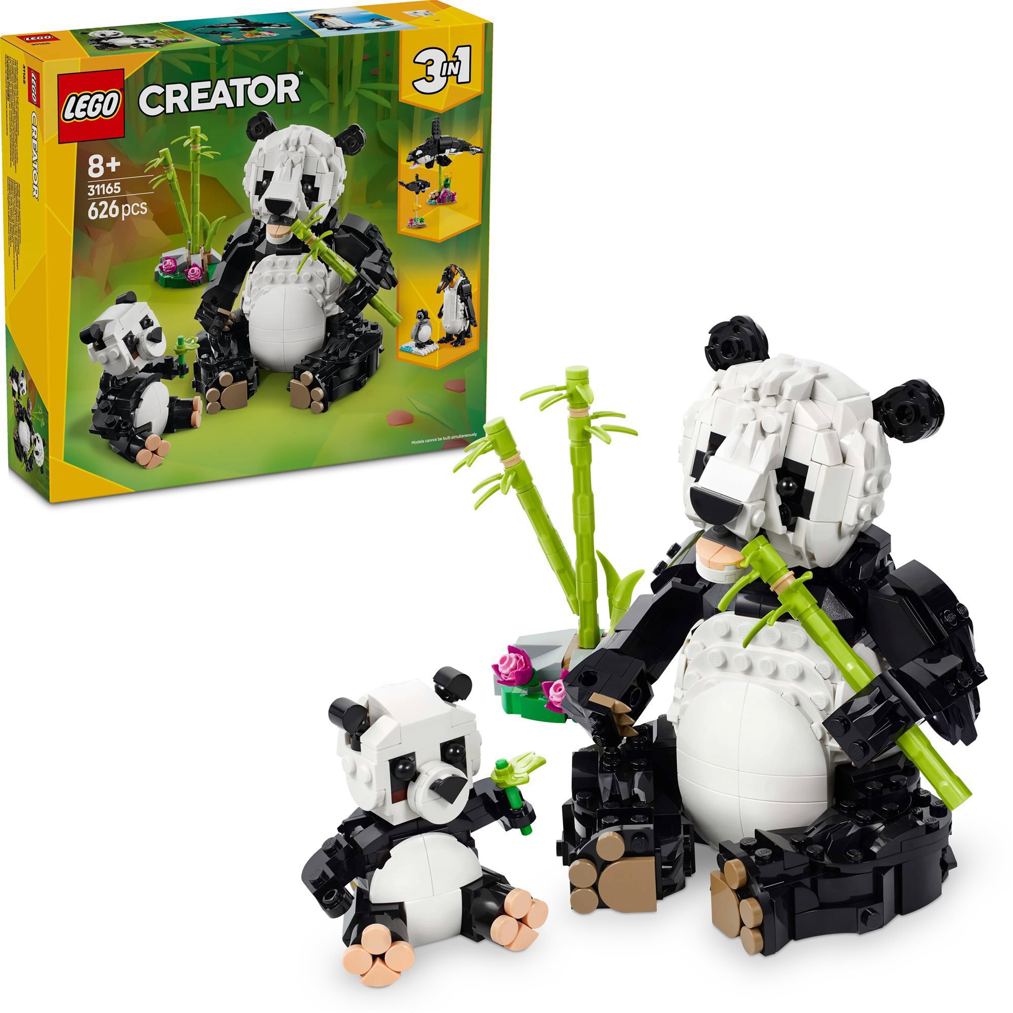LEGO® Creator 3in1 Vadállatok: Pandacsalád 31165