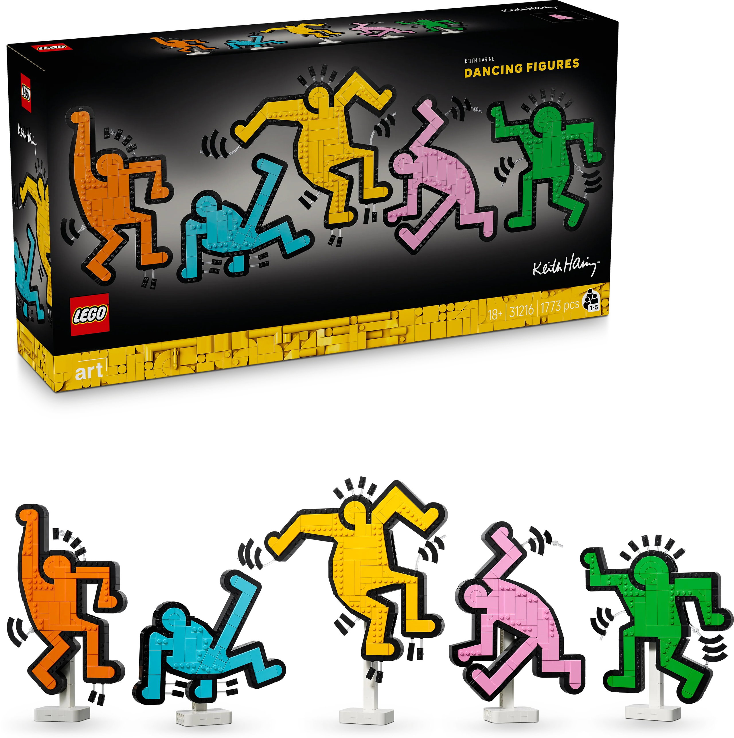 LEGO® Art 31216 Keith Haring – Táncoló figurák