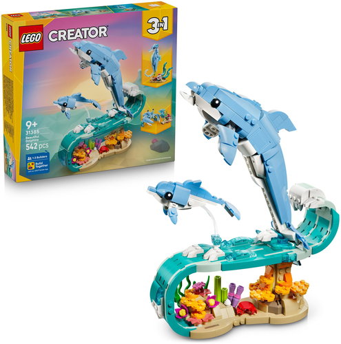 LEGO® Creator 31385 Meerestiere: Wunderschöne Delfine - LEGO-Bausatz - Hauptbild