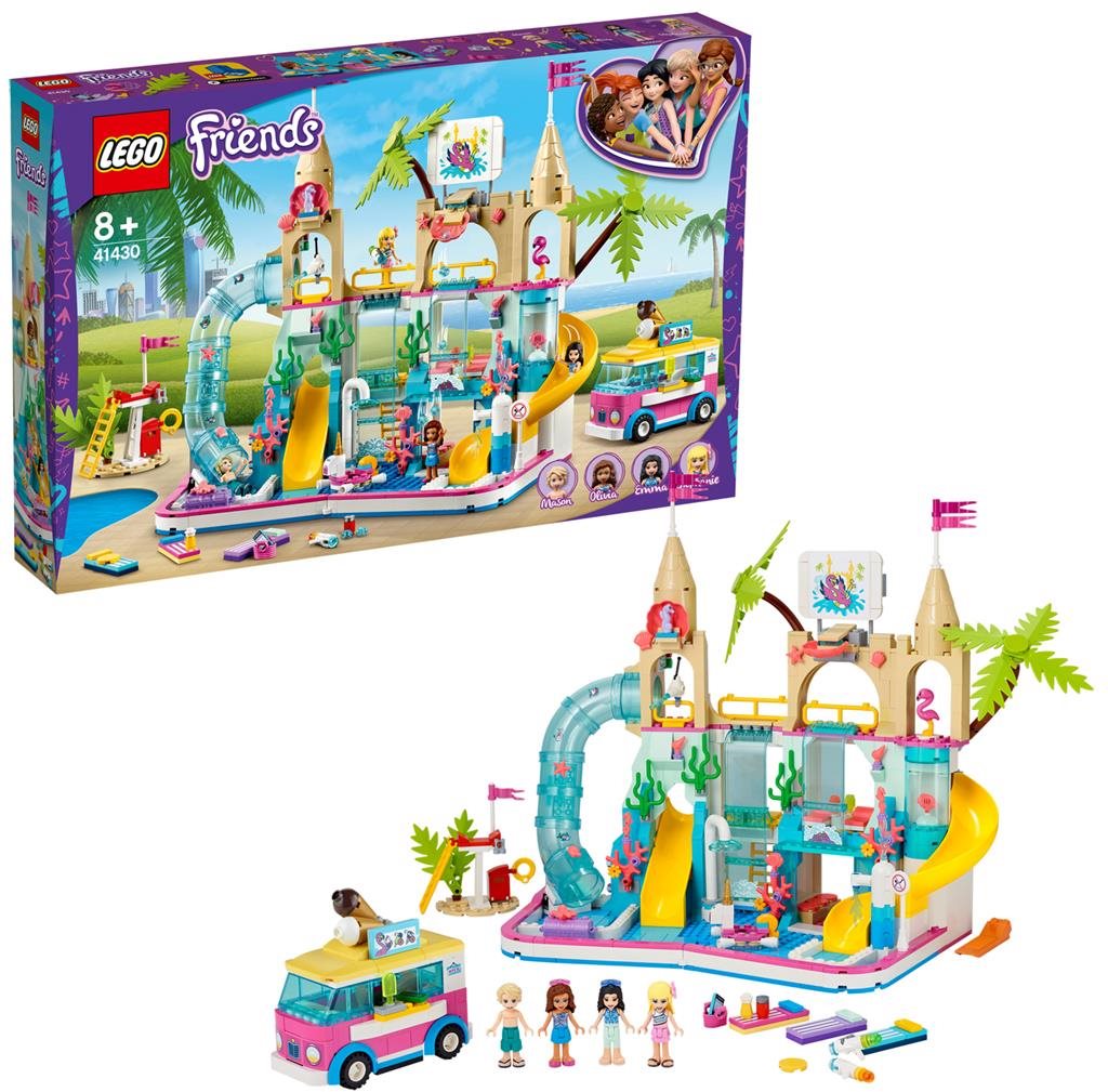 Lego friends summer fun water discount park set 41430 building kit