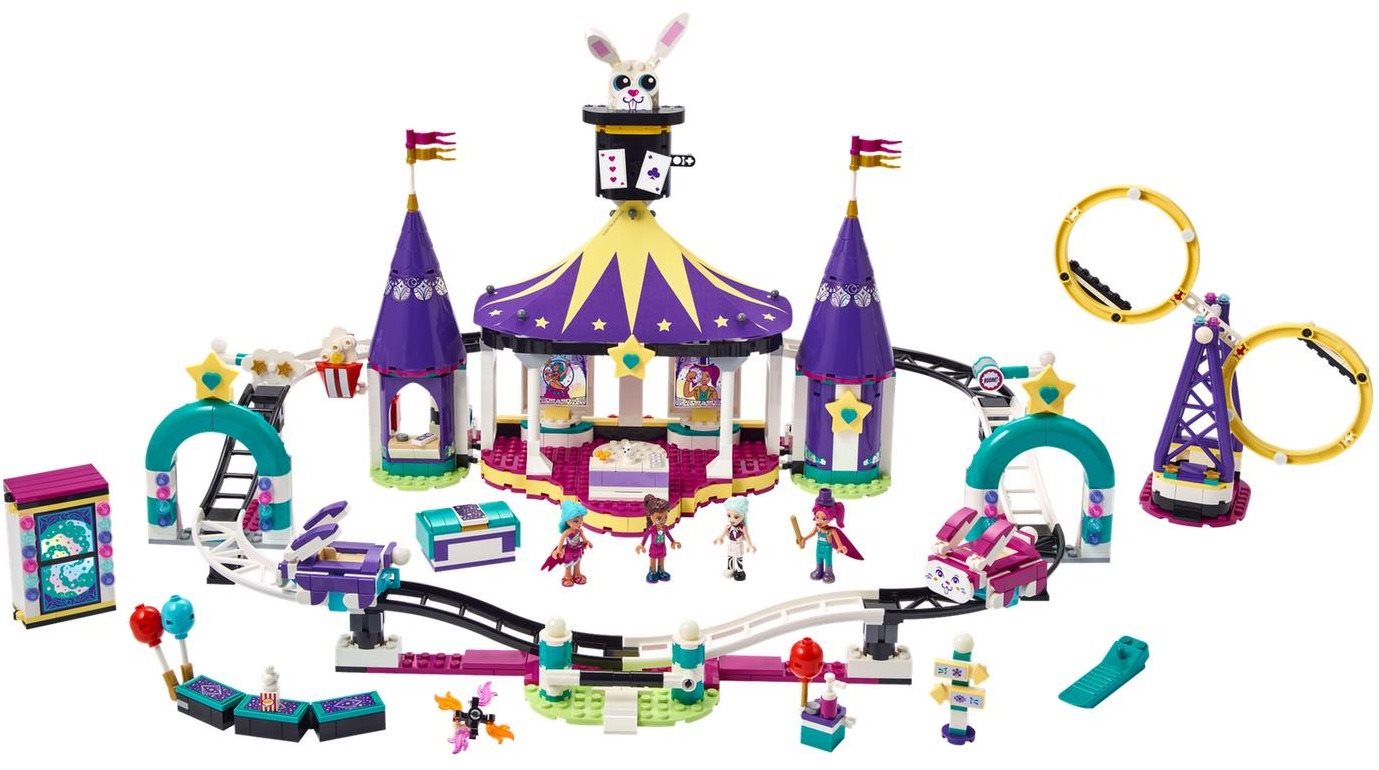 LEGO Friends 41685 Magical Funfair Roller Coaster LEGO Set