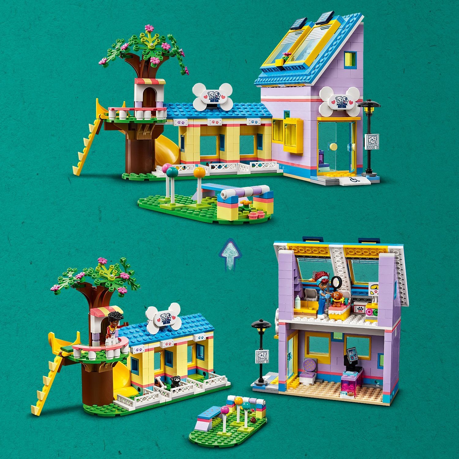 Lego friends dog discount house